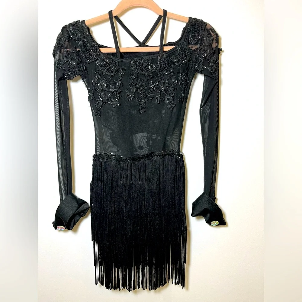 Glamour Dance Costume Jazz Chicago child large - Picture 2 of 2